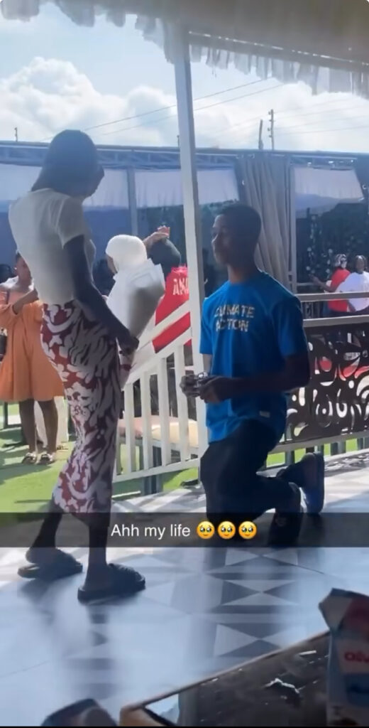 Teenage Nigerian Boy’s Proposal to His Girlfriend Draws Mixed Reactions