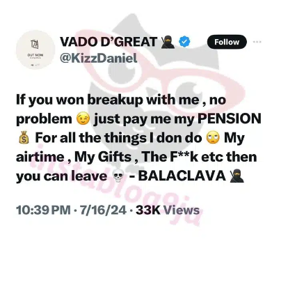 Kizz Daniel Asks Wife for Refund Amid Marriage Scandal: Fans React