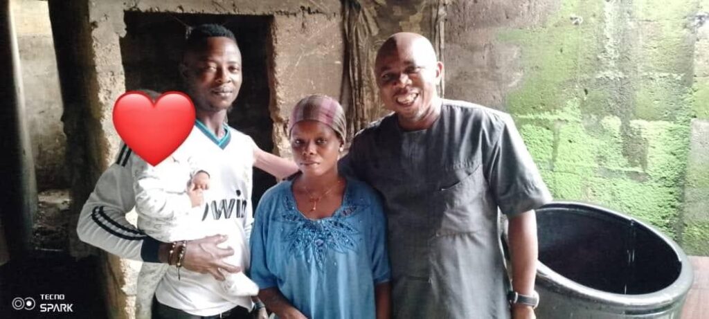 Wife of Calabar Mechanic Who Left Him With Baby Returns After Viral Story Raises Support