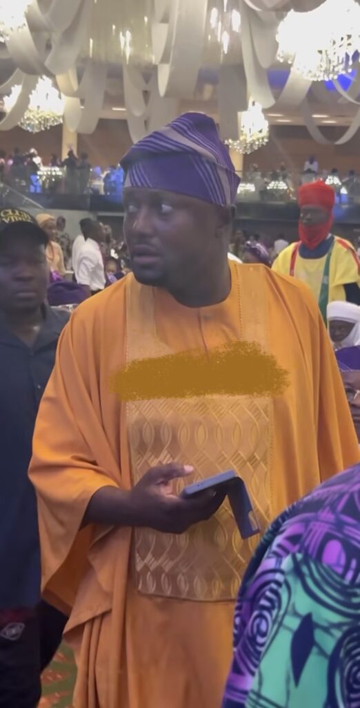 Israel DMW, logistics manager to music icon Davido, attends the funeral service of Chief (Mrs). Florence Saraki, demonstrating his respect and support for the Saraki family