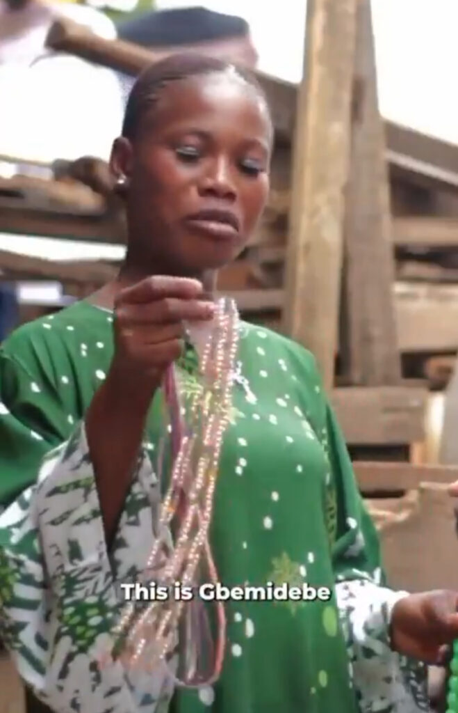 Waist bead seller